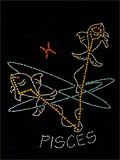 Pisces Zodiac Iron On Transfer