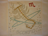 Scorpio Zodiac Iron On Transfer